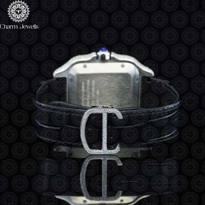 Montre de luxe Charm Jewells en acier inoxydable, bracelet en acier inoxydable, mouvement mécanique analogique, 40 mm, résistance à l'eau 10 bars, automatique - Product Image 2