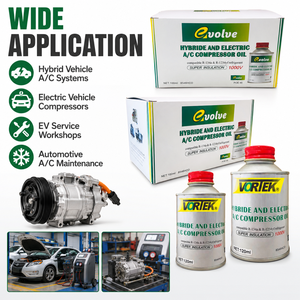 Aceite para Compresores de Aire Acondicionado VORTEK para Vehículos Eléctricos e Híbridos POE 46 120ml Súper Aislante 1000V Compatible con Todos los Refrigerantes Duración 5 Años - Product Image 5