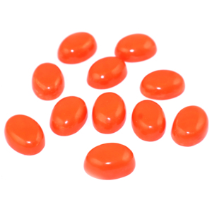 Piedra Preciosa de Coral Sintético Natural, Forma Ovalada, 10x14 MM, Piedra Suelta para Fabricación de Joyas, Suministro al por Mayor - Product Image 1