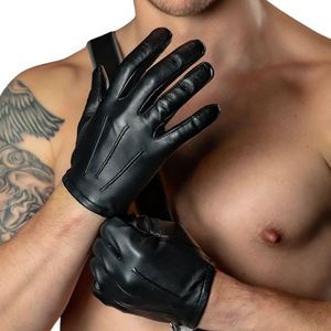 Máscara de Cuero para Hombre, Estilo Dungeon, Media Capucha, Cuero Genuino Premium, Ajuste Seguro, Ropa de Club - Product Image 2