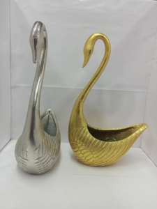 Escultura de elefante de aluminio pulido hecha a mano, figura art déco duradera para el hogar y la oficina al mejor precio - Product Image 4