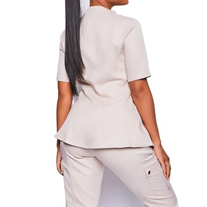 Ventes en gros d'uniformes d'infirmières personnalisés, ensembles de blouses médicales de haute qualité en rayonne pour toutes les tailles, hôpital - Product Image 3