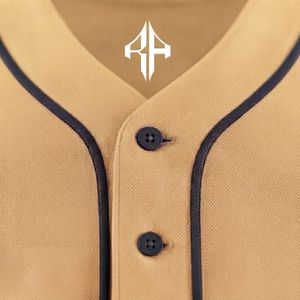 Ensemble de baseball pour hommes de haute qualité, matière 100% polyester, col en V, impression par transfert par sublimation par RIVIAN ATLANTIC - Product Image 6