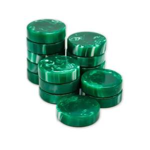 <b>Resin</b> <b>Crafts</b> Backgammon Checker Token Pieces in Marbleized Glossy Effect - Product Image 1