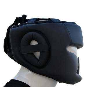 High Quality Head Guard Hot Selling Best Price Boxing Open Face Sparring Competition Like Boxing Headgear With Cheeks - Product Image 2