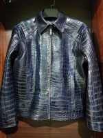 Veste en cuir véritable 100% pour homme, qualité supérieure sur mesure, fabriquée au Vietnam, blousons en cuir de crocodile sur mesure