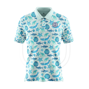 โปรโมชั่นราคาโรงงาน เสื้อโปโลชาย สั่งทำคุณภาพสูง เสื้อโปโลพิมพ์ลายแบบซับลิเมชั่น ขายส่ง - Product Image 4