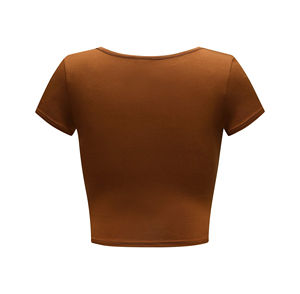 Compre Camisetas de Algodón con Logotipo Personalizado de Alta Calidad para Niñas y Mujeres al por Mayor, Camisetas Lisas con Logotipo Impreso Personalizado - Product Image 3