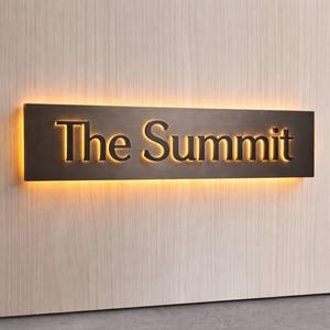 Letras Iluminadas LED Personalizadas de Primera Calidad, Letreros Retroiluminados de Aluminio, Placa de Identificación Moderna para Pared Exterior, Impermeable, para Hospitales y Hoteles - Product Image 4