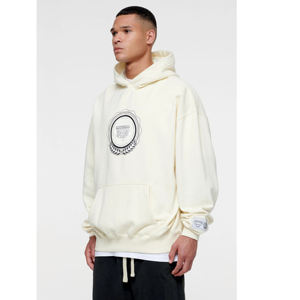 New Custom Logo Design Winter <b>Letter</b> Pattern Streetwear <b>Foam</b> Crewneck for Unisex Men's Pullover Hoodie Sweatshirt - Product Image 4