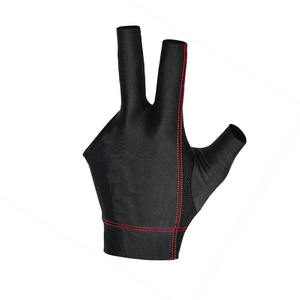 Geo Brothers Breathable Lightweight Spandex Low Price 2 Finger Billiard <b>Gloves</b> Hook Loop Closure Snooker <b>Pool</b> Sports High - Product Image 1