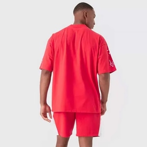 Men Summer Vintage Shorts and T-shirts <b>Sets</b> New Design Custom Logo Polyester/Cotton Fleece Plain Dyed Heavyweight <b>Twin</b> <b>Set</b> - Product Image 5