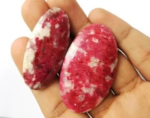 Piedra de Cinabrio Natural a Precio de Mayoreo, Gemas Sueltas en Forma de Cabujón, Mezcla de Formas - Product Image 2