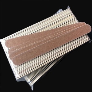 Lima de Uñas Desechable OME Mini de Lujo, Grano 100, Doble Cara, Cristal, Papel de Lija, Paquete de 25 Unidades para Pedicura - Product Image 4