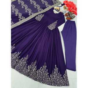 2XL Belle robe de soirée Dupatta Bottom Set pour un look élégant - Product Image 2