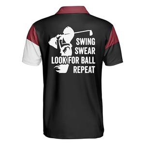 Polo pour homme en tissu épais, col business, décontracté, à manches courtes, haut de gamme, coupe ajustée, respirant, pour tenue de groupe - Product Image 4