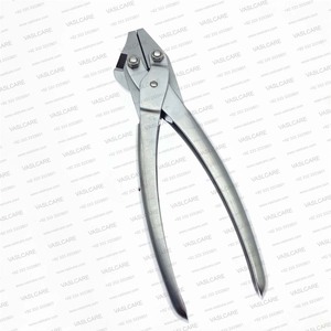 Juego de tijeras Kirschner de punta plana para huesos, herramienta quirúrgica ortopédica manual de acero inoxidable, cortador para fijación de fracturas, CE - Product Image 3