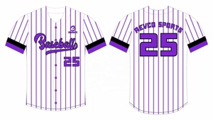 Camiseta de béisbol con logotipo personalizado Camiseta de béisbol de diseño de alta calidad Servicio OEM de béisbol para hombres - Product Image 2