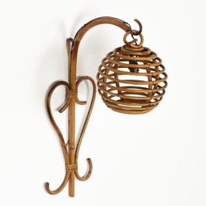 Combo handmade webbing rattan <b>wall</b> <b>sconce</b> competitive price high quality <b>sconces</b> <b>wall</b>-mounted lampshade - Product Image 6