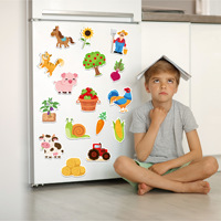 Autocollants magnétiques pour enfants, ensemble de jeu magnétique éducatif, jouets magnétiques réutilisables pour l'apprentissage et le jeu créatif des enfants