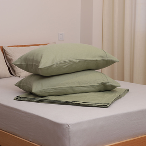2026 Trendy Design 4 Piece Sheets <b>Set</b> Hotel Luxury Super Soft Linen Sheets <b>Set</b> - Product Image 4
