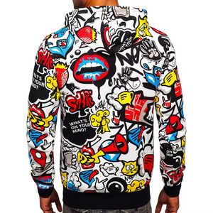 Sudaderas con Estampado de Sublimación Personalizado, 100% Algodón, Ropa Deportiva de Invierno, Transpirable, Ecológica, Colores y Logotipo Personalizables - Product Image 3