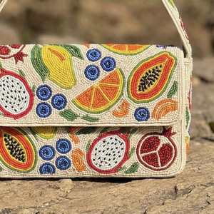 Sac à main brodé par MULTI CRAFT, sac à main pour femme en perles, fait main, pour soirée, au meilleur prix, sac de soirée classique fait main - Product Image 3