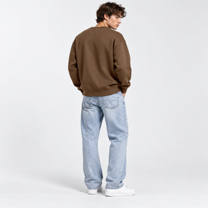 Sweat-shirt à col montant avec fermeture éclair latérale, coupe ajustée, pour jogging, couleur unie, faible MOQ, fournisseur, marque privée - Product Image 4