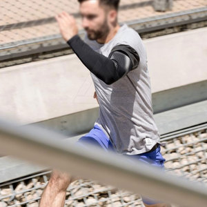 Manchons de compression rafraîchissants pour hommes et femmes, en tissu extensible, pour la course, le cyclisme, le basketball, le golf et le fitness - Product Image 4