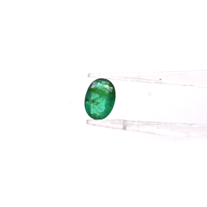 Émeraudes zambiennes naturelles, ovales calibrées 6x8mm, pierres précieuses facettées naturelles, prêtes à l'emploi pour la création de bijoux. - Product Image 3
