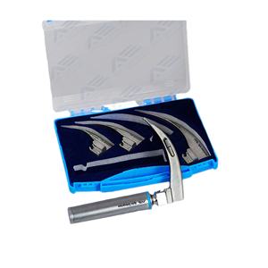 Laryngoscope à fibre optique avec lames Mac & Miller pour instrument médical d'intubation Laryngoscope à fibre optique Instrument vétérinaire - Product Image 1