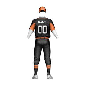 Camiseta de béisbol azul oscuro personalizada, diseño con botones, número y nombre bordados, uniforme deportivo para equipos juveniles y adultos - Product Image 6