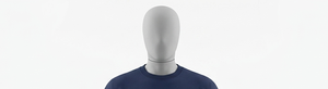 Pull en tricot à col rond bleu marine pour homme, coupe classique, couleur unie, décontracté - Product Image 4