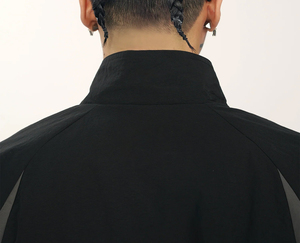 OEM Wholesale Casual Sports Full Zip Up Custom <b>Jacket</b> 100% Windproof Gym Fitness Nylon Windproof <b>Jacket</b> For <b>Men</b> - Product Image 5