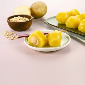 [MILWON] Gama de Productos Tradicionales Coreanos: Pastel de Arroz de Calabaza Dulce Coreano con Textura Masticable, Calabaza Dulce y Patata - Product Image 4