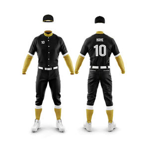 2026 Best Design Professional Custom Canvas Silk Baseball Uniform High Quality Lightweight Breathable Sports Wear Your Own - Product Image 6
