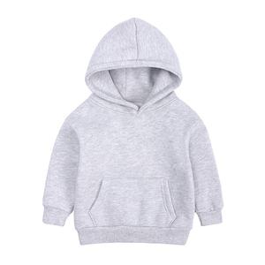100%cotton Luxury Quality Streetwear Clothing Casual Grey Kids Hoodies Baby Boy Girl <b>Children</b> Plain Blank Pullover <b>Hoodie</b> Men - Product Image 1