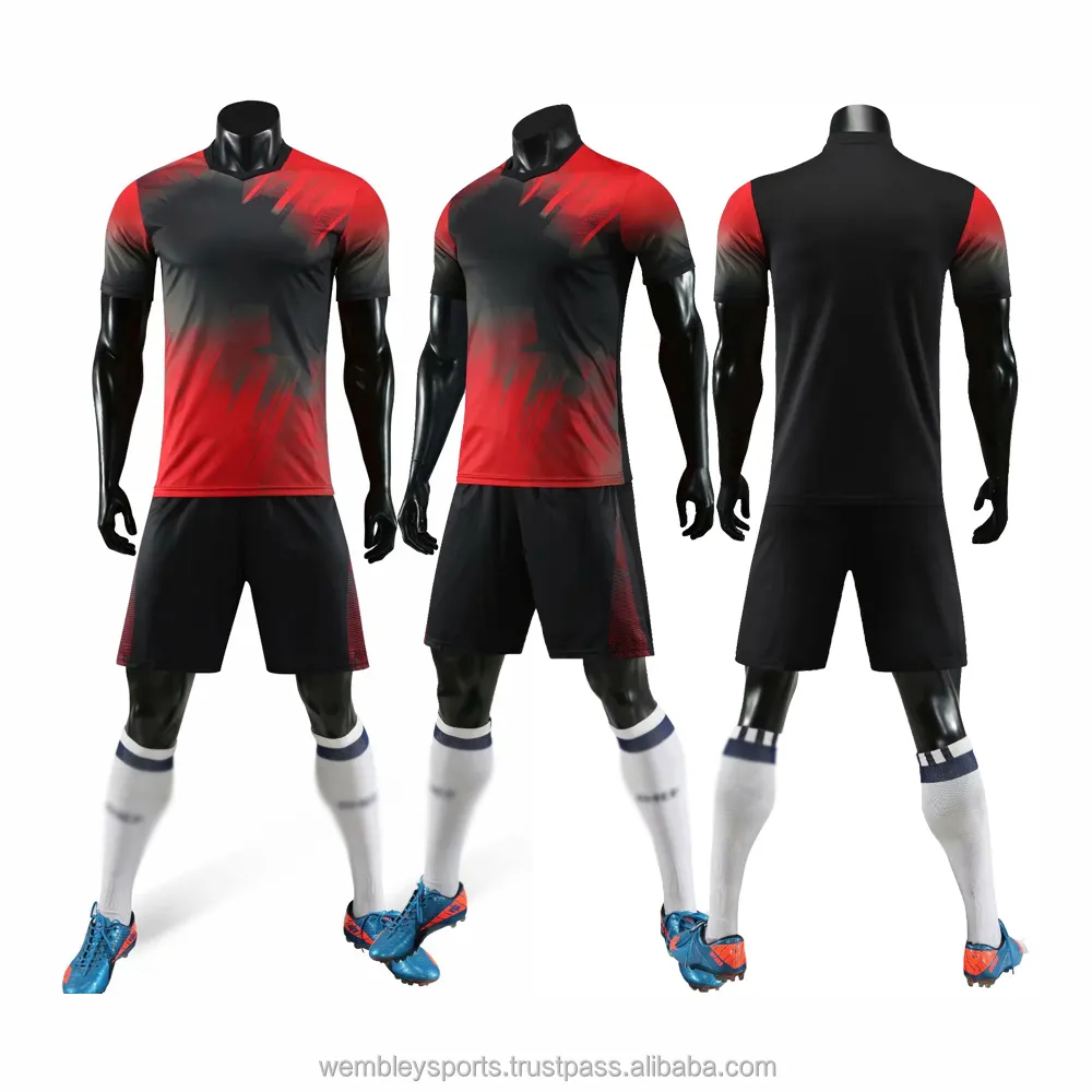 사용자 정의 디자인 축구 저지 짧은 소매 셔츠 팀 시리즈 유니폼 하이 퀄리티 승화 축구 저지 스포츠웨어