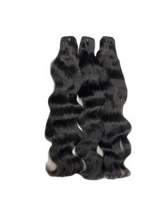 Perruque de cheveux humains bruts de cheveux vierges ondulés vietnamiens non transformés du meilleur fournisseur dans les grades 20-30 pouces de longueur étirée - Product Image 2