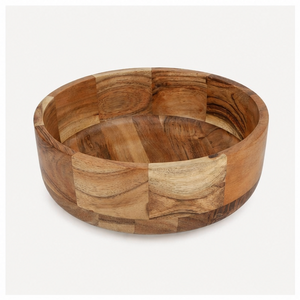 Grand saladier artisanal en bois d'acacia de qualité supérieure, écologique et naturel, pour la décoration de la table de cuisine - Product Image 3