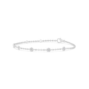 Pulsera con Diamantes de Laboratorio de Corte Redondo de 1.12 CTW en Oro Rosa de 9K - Product Image 6