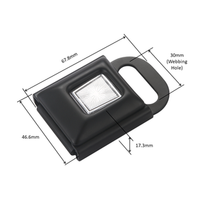 Hebilla de cinturón de seguridad duradera CA03 diseñada para camiones industriales y transportadores mecánicos en entornos hostiles - Product Image 2