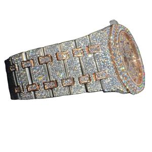 Reloj de Diamantes Moissanite VVS de Lujo, Estilo Hip Hop, para Hombre, Automático, Compra al por Mayor en el Reino Unido - Product Image 1