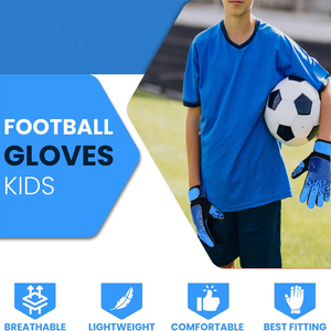 Customized Design Leather Goalkeeper Gloves For Adult 4mm Waterproof Breathable Non Slip <b>Hook</b> Loop Closure - Product Image 5