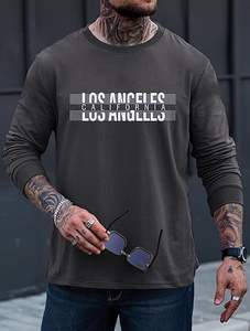 T-shirt graphique pour homme, imprimé décontracté, extensible, manches courtes, col rond, 100% coton biologique peigné, personnalisable, respirant - Product Image 2