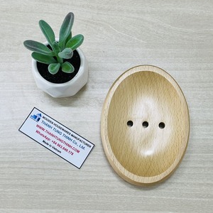 Porte-savon en bois avec trous pour le rangement en cuisine, fabriqué au Vietnam - Product Image 4
