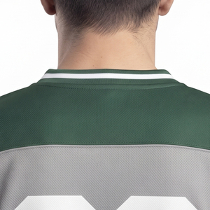 Men's Mesh Ice Hockey Jersey OEM High-Quality Mesh Ice Hockey Jersey Men's Ice Hockey Jersey Full Sleeve - Product Image 5