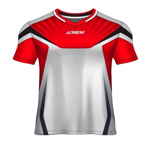Camiseta de Fútbol Personalizada Unisex 2025, Cuello en V, Transpirable, Secado Rápido, Media Manga, 100% Poliéster, Diseño de Bandera - Product Image 3