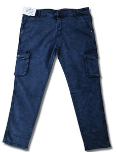 กางเกงยีนส์เดนิมทรงลำลองสไตล์วินเทจ ลุคยับๆ ผ้าทอเรียบ 6 กระเป๋า สำหรับผู้ชาย ระบายอากาศได้ดี เป็นมิตรกับสิ่งแวดล้อม ล้างสีแบบเอซิดวอช - Product Image 4