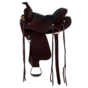 2026 OEM Venta al por mayor Silla de montar americana de cuero genuino, la más vendida, estilo Western e inglés, para equitación - Product Image 1